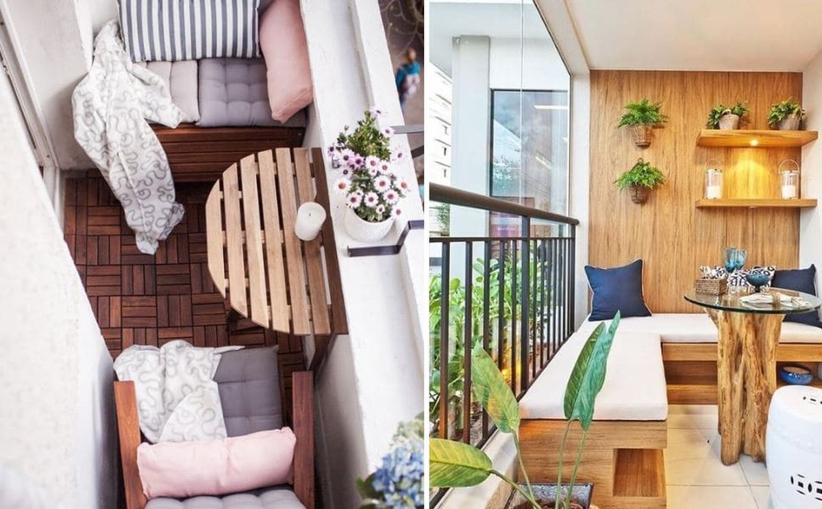 Ejemplos decoraci&oacute;n madera en balcones