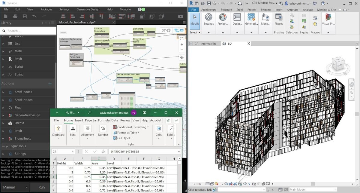 Un Modelo BIM se ve en la computadora como un objeto 3D, e incluye una cantidad inmensa de informaci&oacute;n pertinente a la construcci&oacute;n que se almacena en la base de datos.